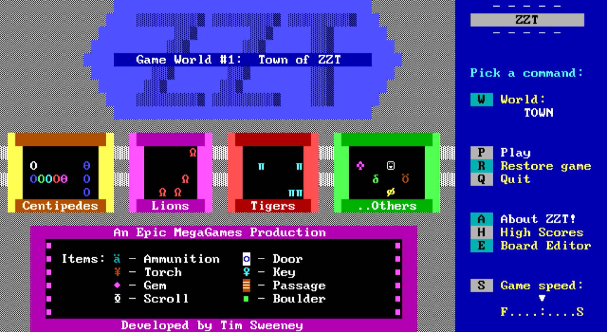 como-instalar-o-zzt-um-jogo-baseado-em-caracteres-ansi-no-ubuntu-linux-mint-fedora-debian