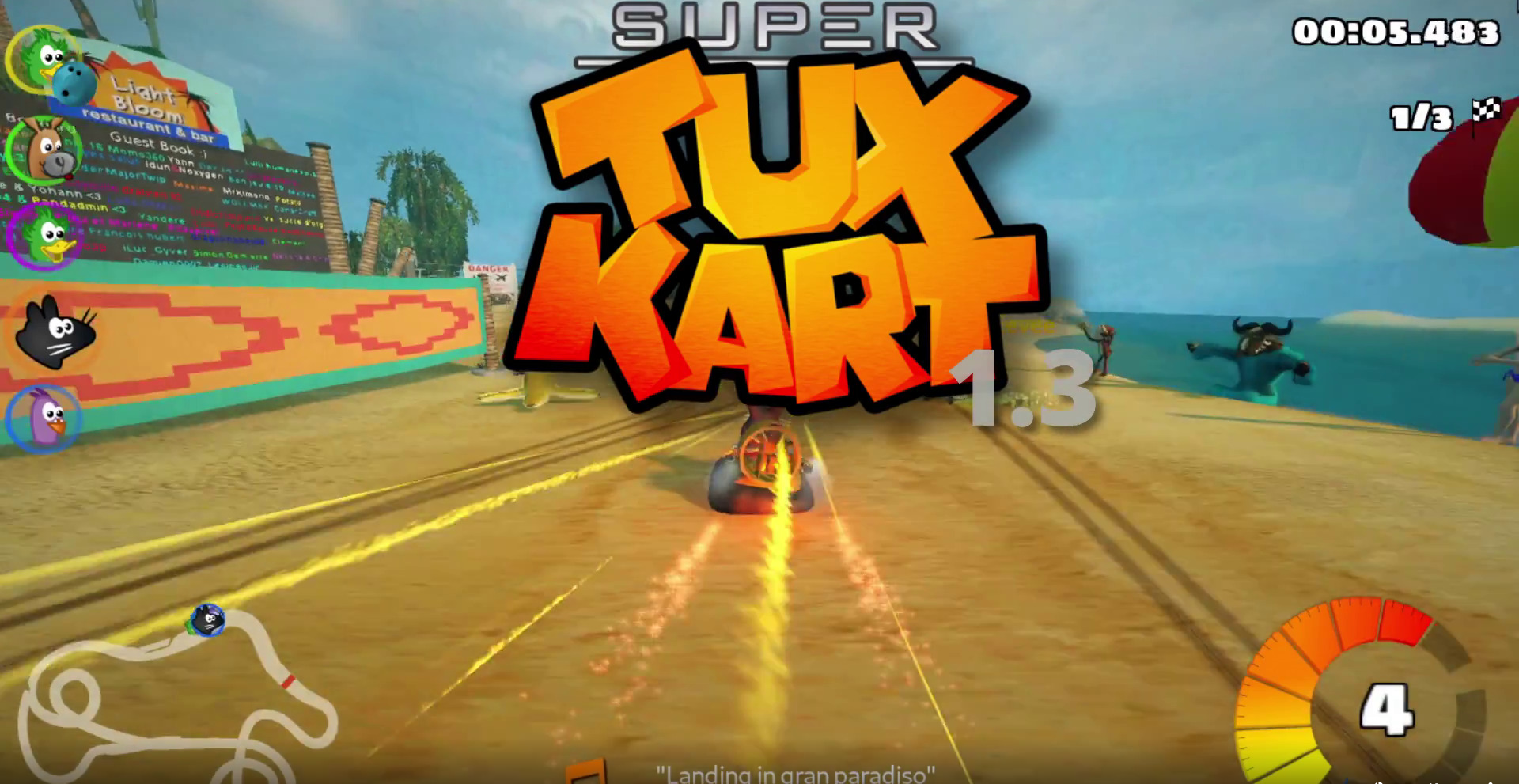 SuperTuxKart 1.4 ganha novas texturas e karts