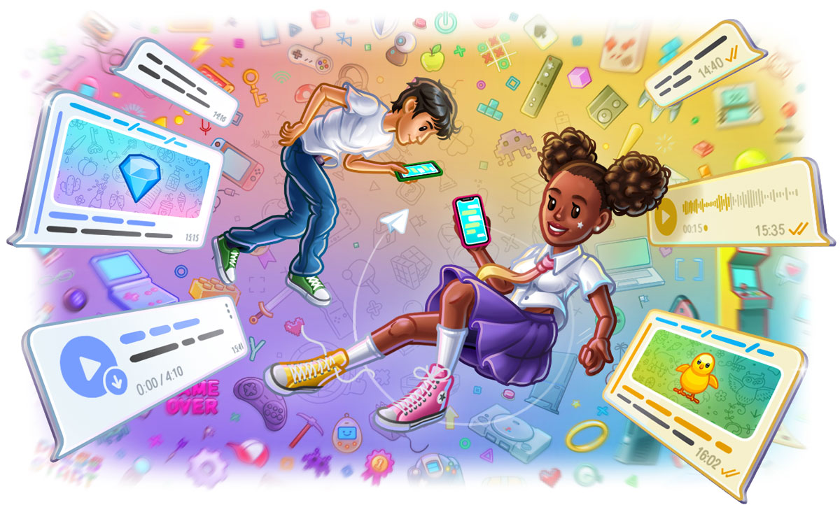 Telegram Desktop 3.1 apresenta emojis interativos e gravação de transmissão ao vivo