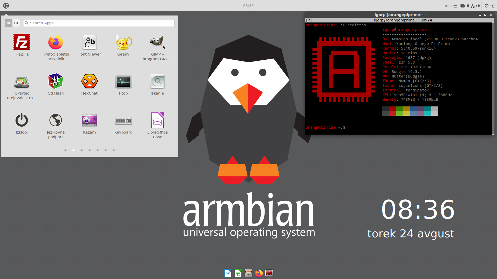 Armbian 22.08 chega com Linux 5.19 e Wayland por padrão para KDE Plasma