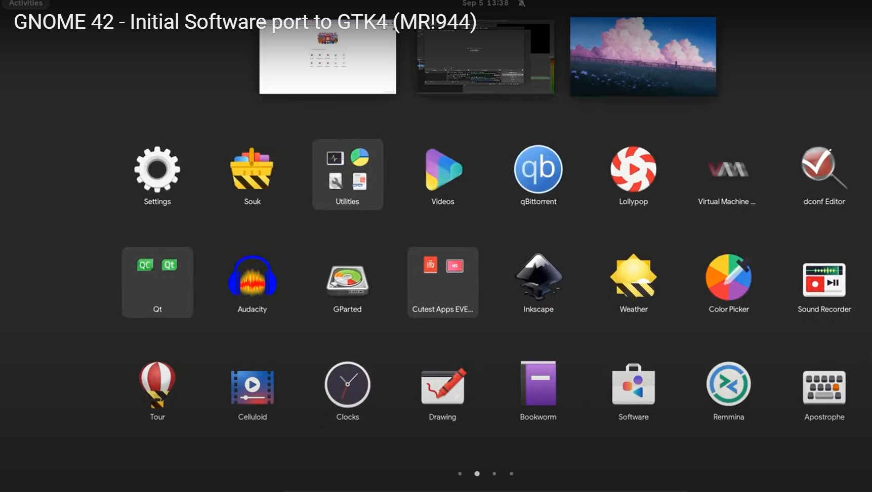 GNOME trouxe vários aplicativos para GTK4 e libadwaita
