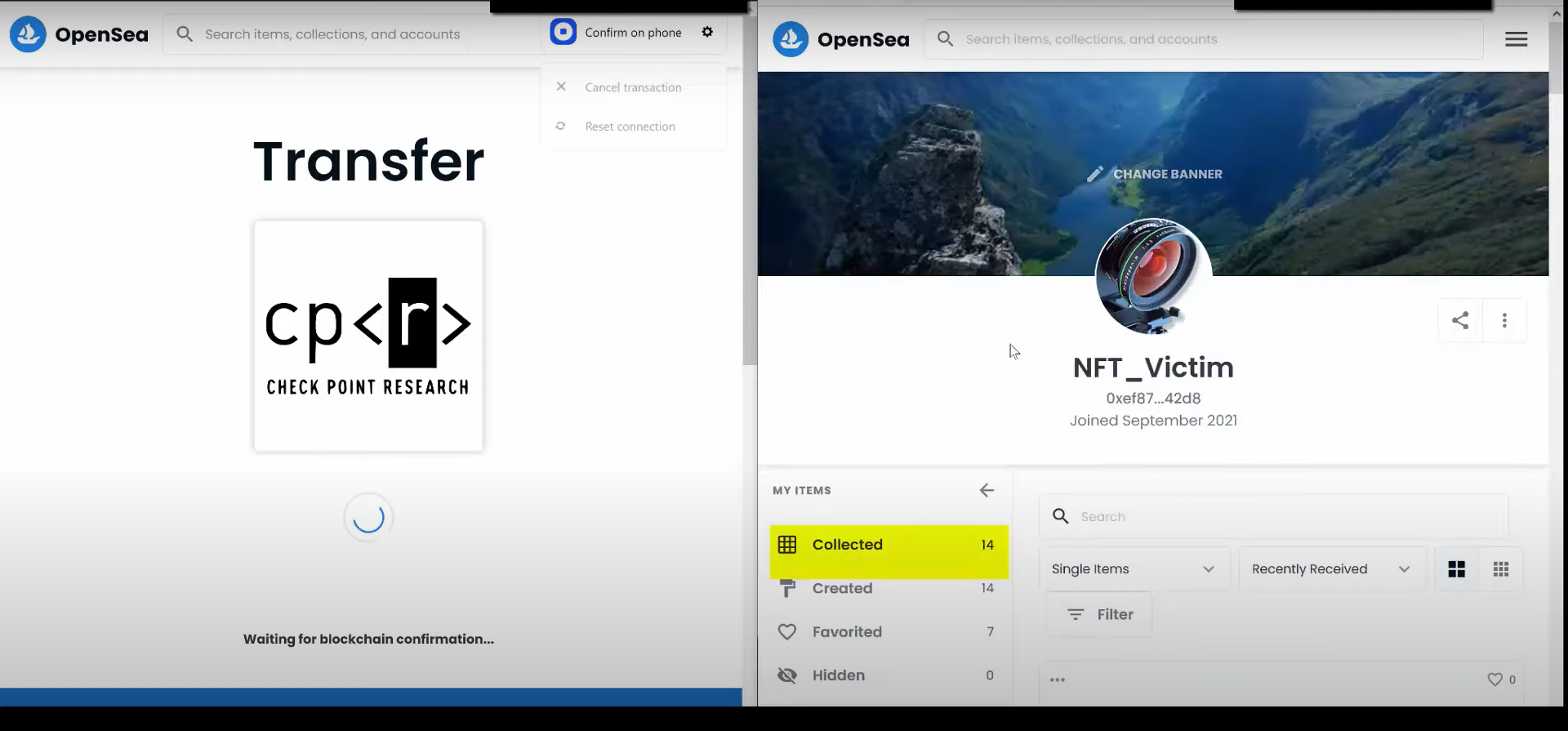 Check Point Software impede o roubo de carteiras de criptomoedas no OpenSea, maior marketplace de NFT do mundo