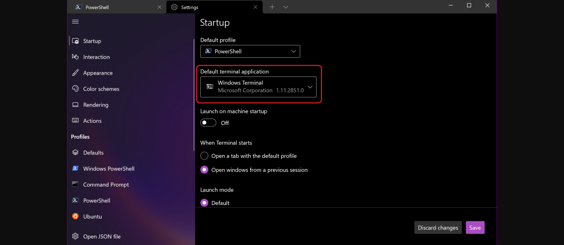 Microsoft permite que usuários do Windows 11 definam o Terminal do Windows como aplicativo de terminal padrão