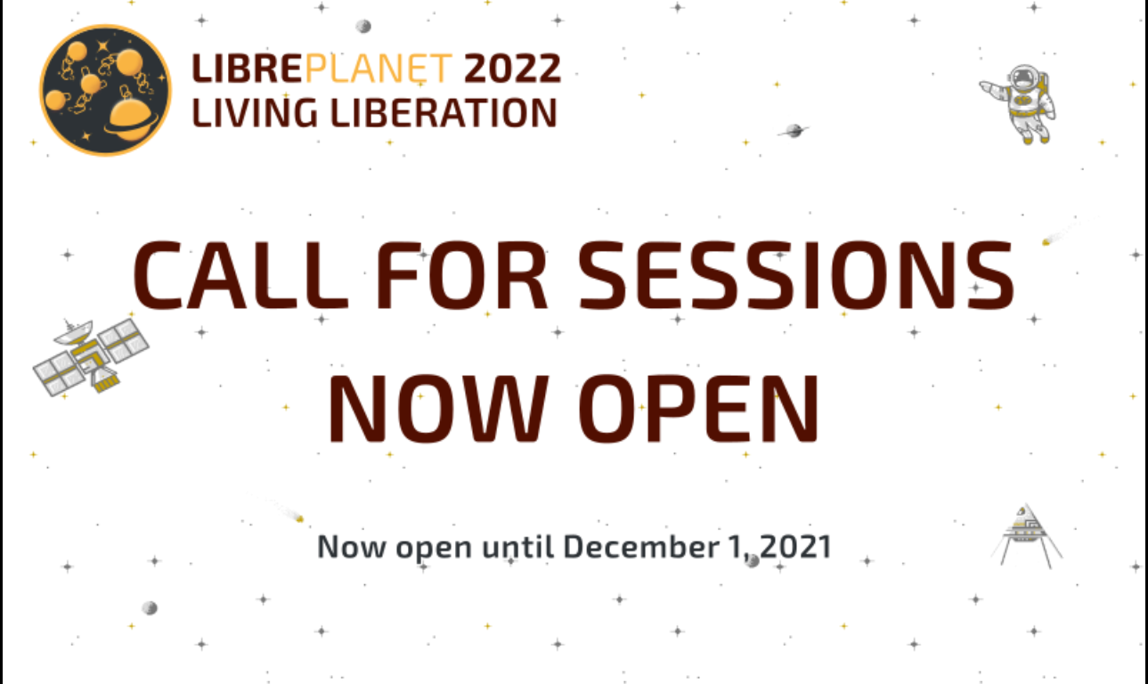 LibrePlanet 2022 está com inscrições abertas para trabalhos
