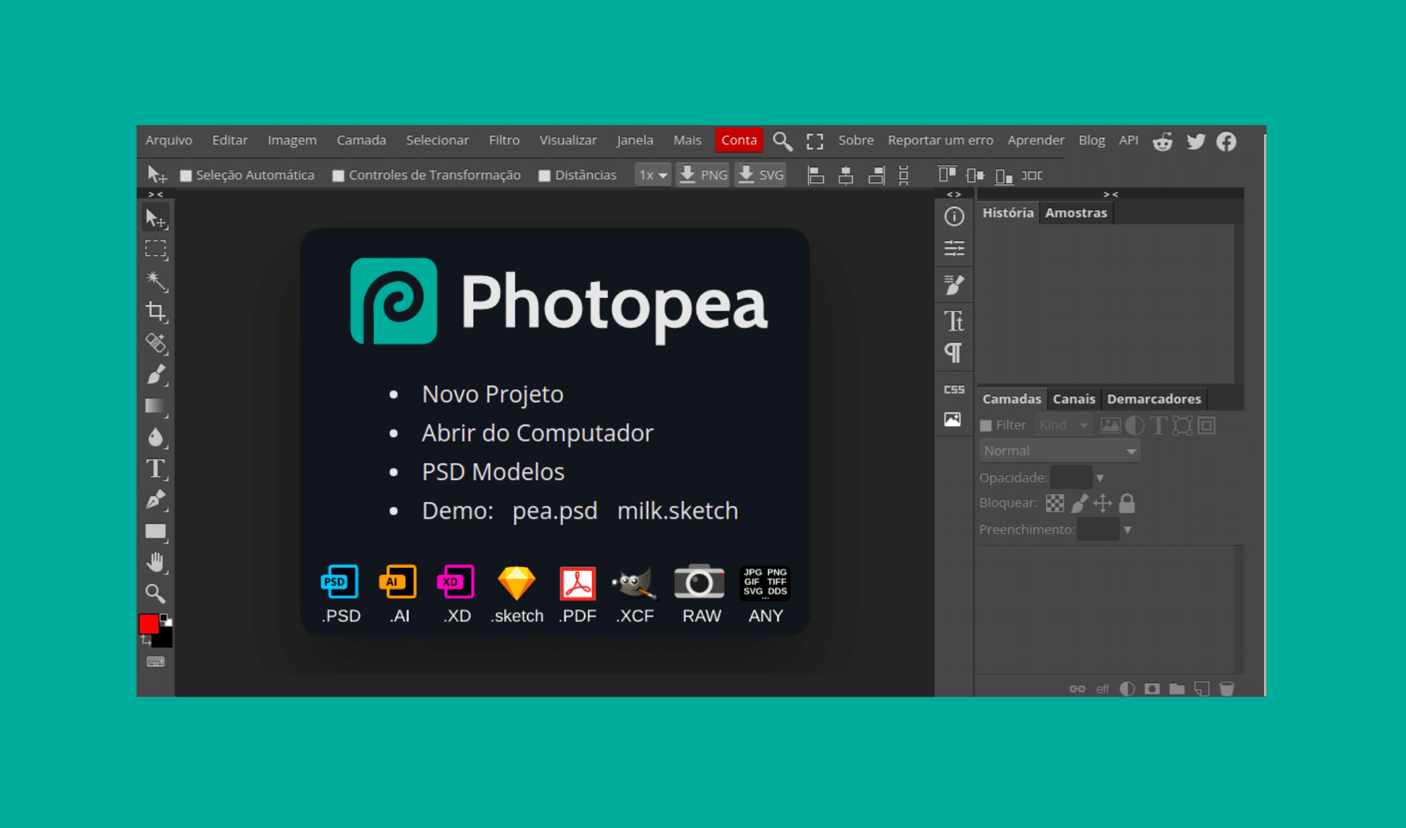 Como instalar o Photopea, uma alternativa para o Photoshop, no Ubuntu, Fedora, Debian e openSUSE! 1 como-instalar-o-photopea-um-editor-de-fotos-no-ubuntu-fedora-debian-e-opensuse