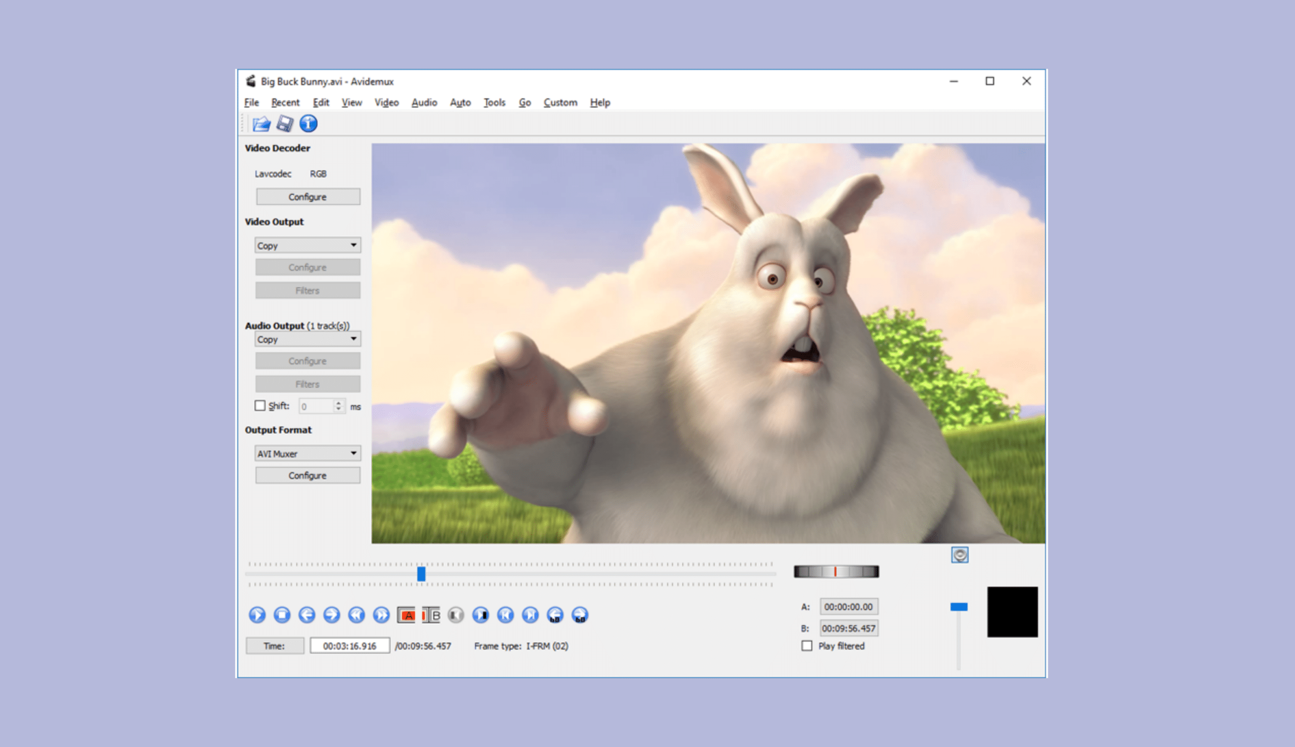Avidemux 2.8.1 lançado com decodificação de hardware VP9 VDPAU de 8 bits e novos filtros