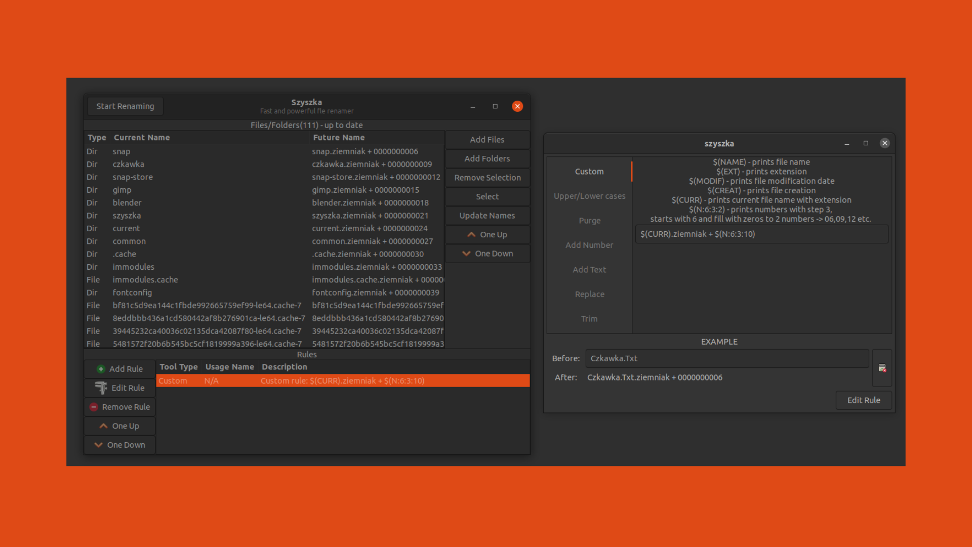 como-instalar-o-renomeador-szyszka-no-ubuntu-fedora-debian-e-opensuse