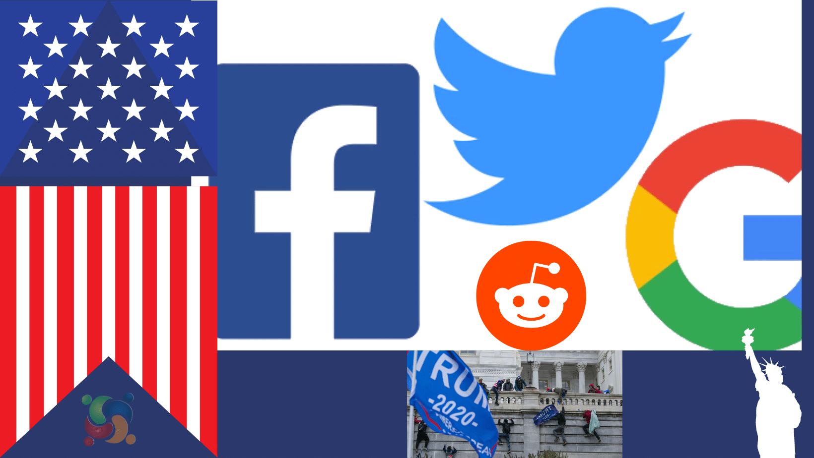 Google, Facebook, Twitter e Reddit são investigados por ataque ao Capitólio dos EUA