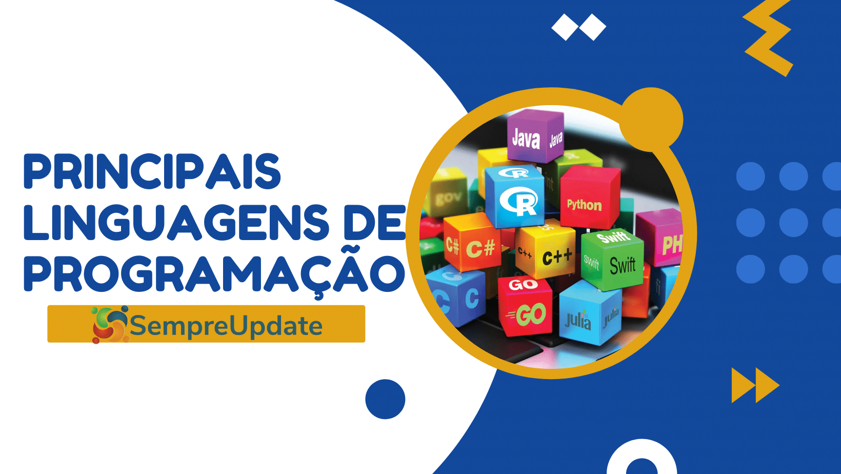 As cinco linguagens de programação mais usadas no Brasil e no mundo