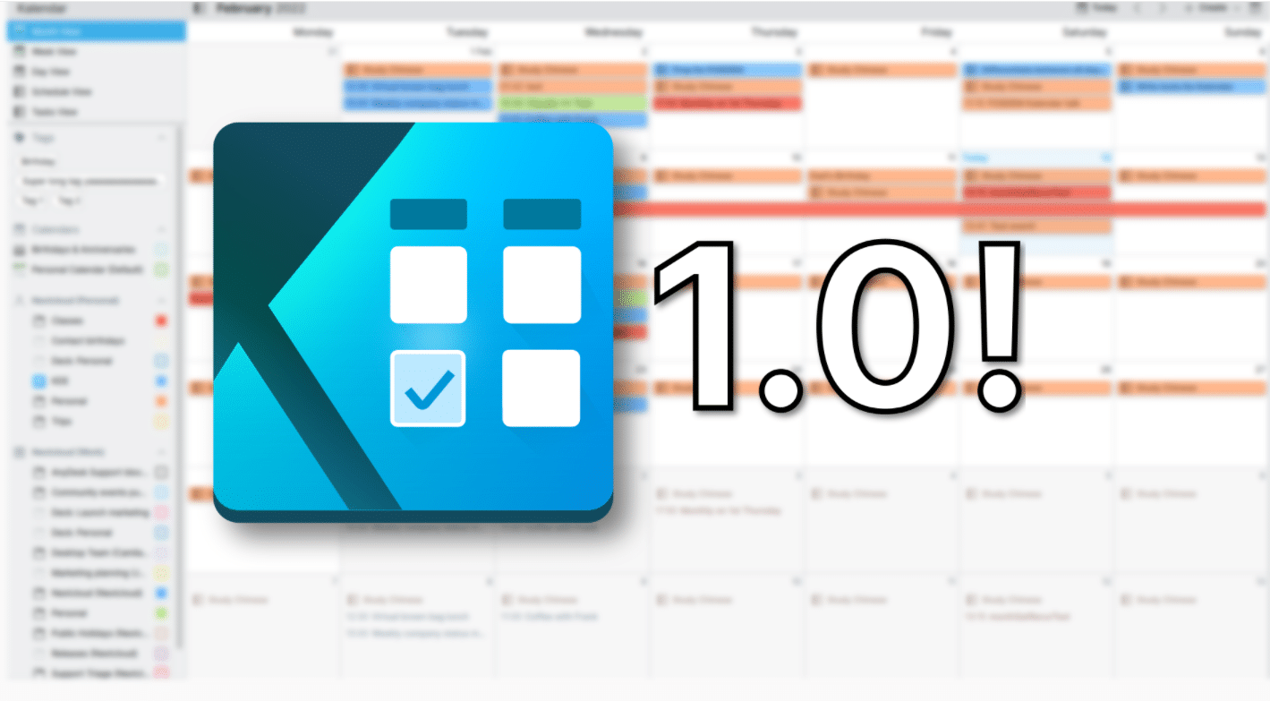 Kalendar 1.0 está disponível cheio de novidades