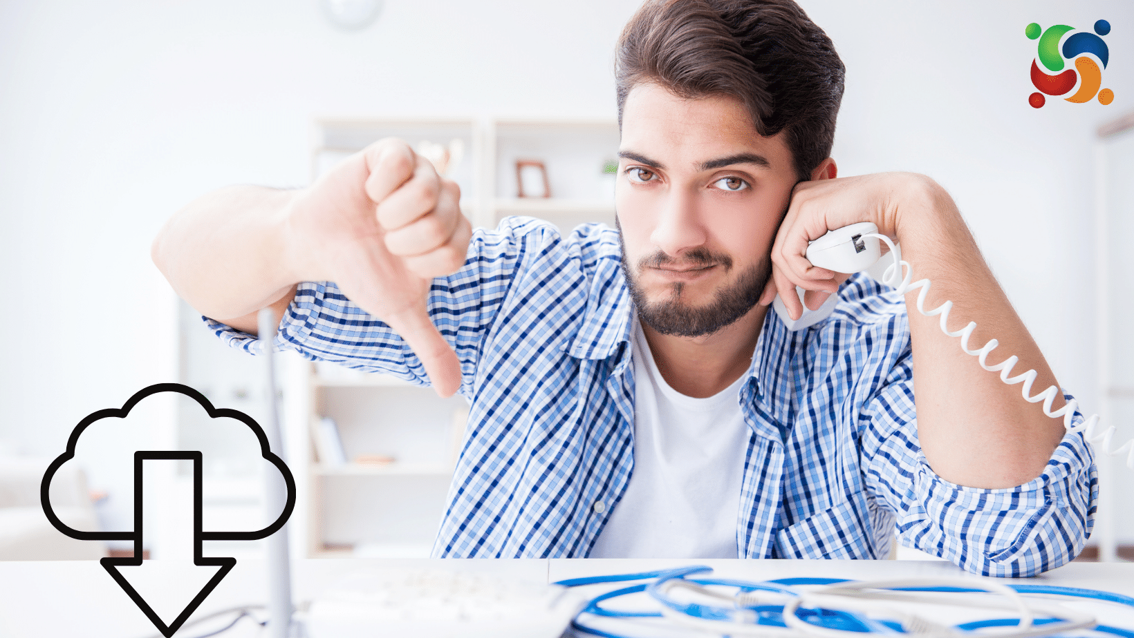 Homem derruba internet de uma cidade inteira ao tentar deixar os filhos offline