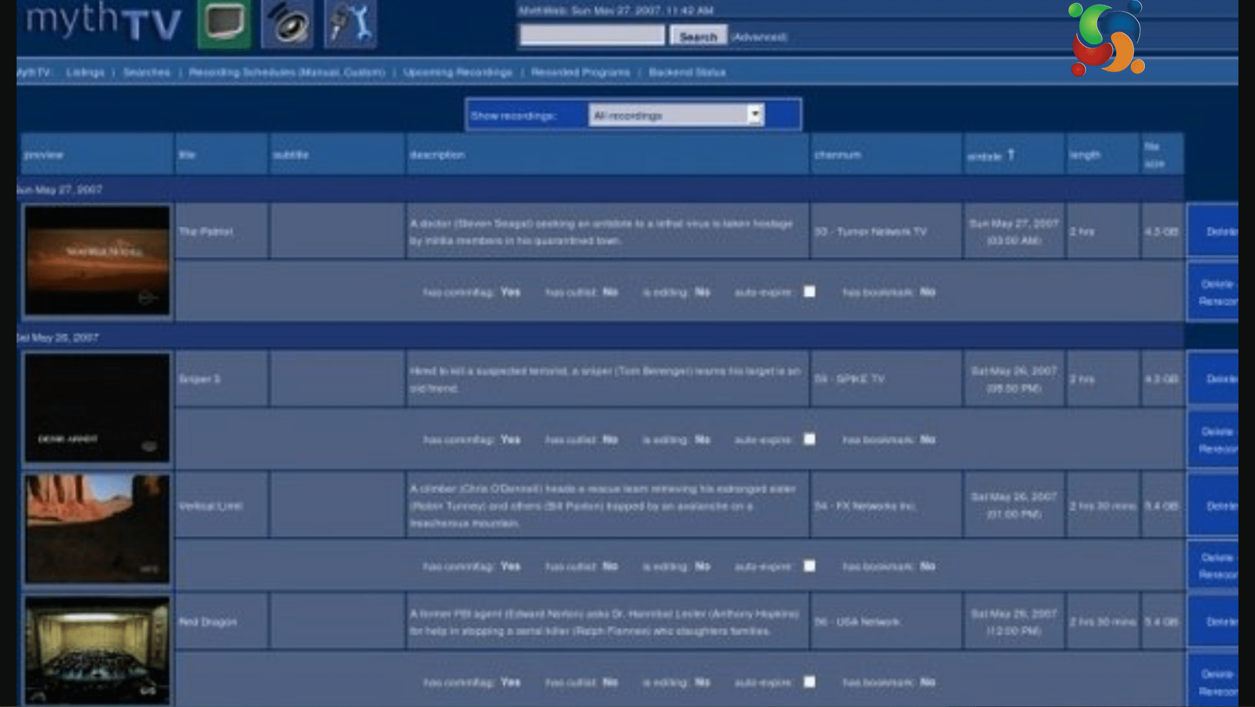MythTV 32 lançado com renderização Vulkan
