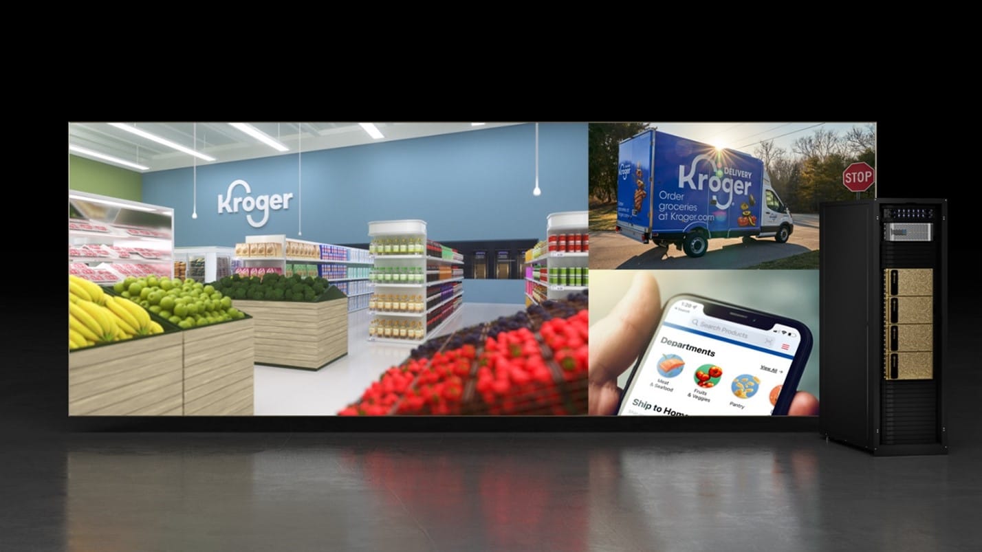 Kroger e NVIDIA reinventam a experiência de compras com aplicações e serviços de ponta com IA
