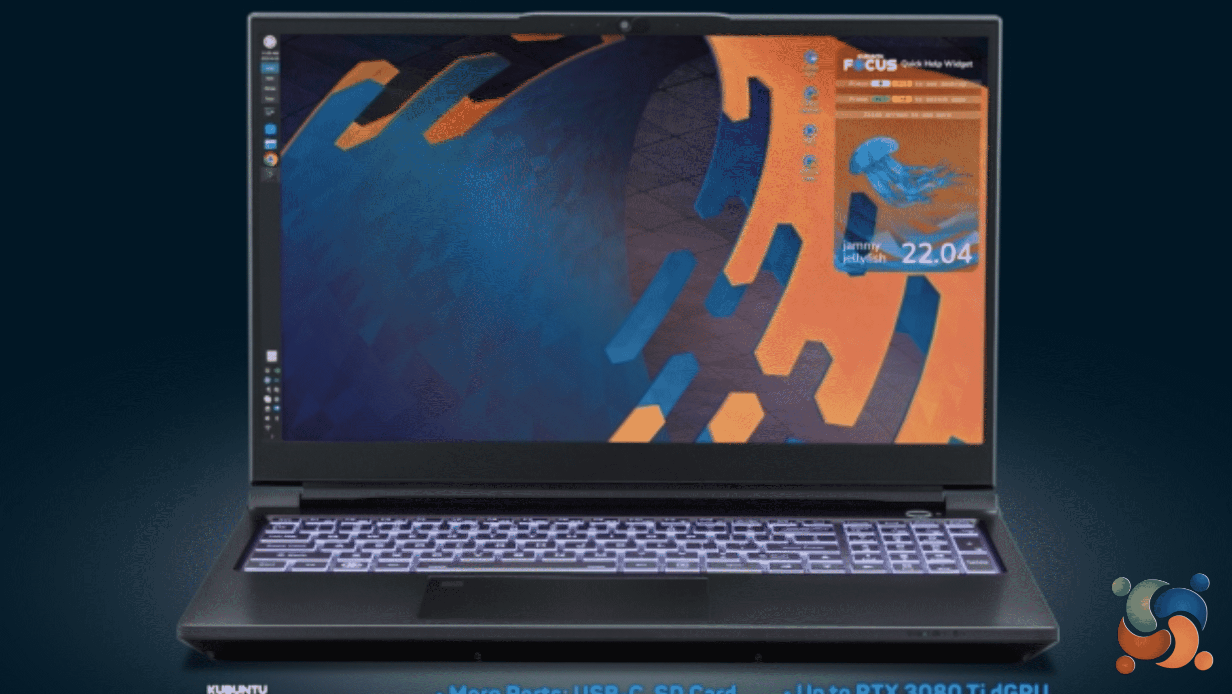 Kubuntu Focus M2 Gen4 anunciado com Intel Alder Lake e gráficos RTX 30