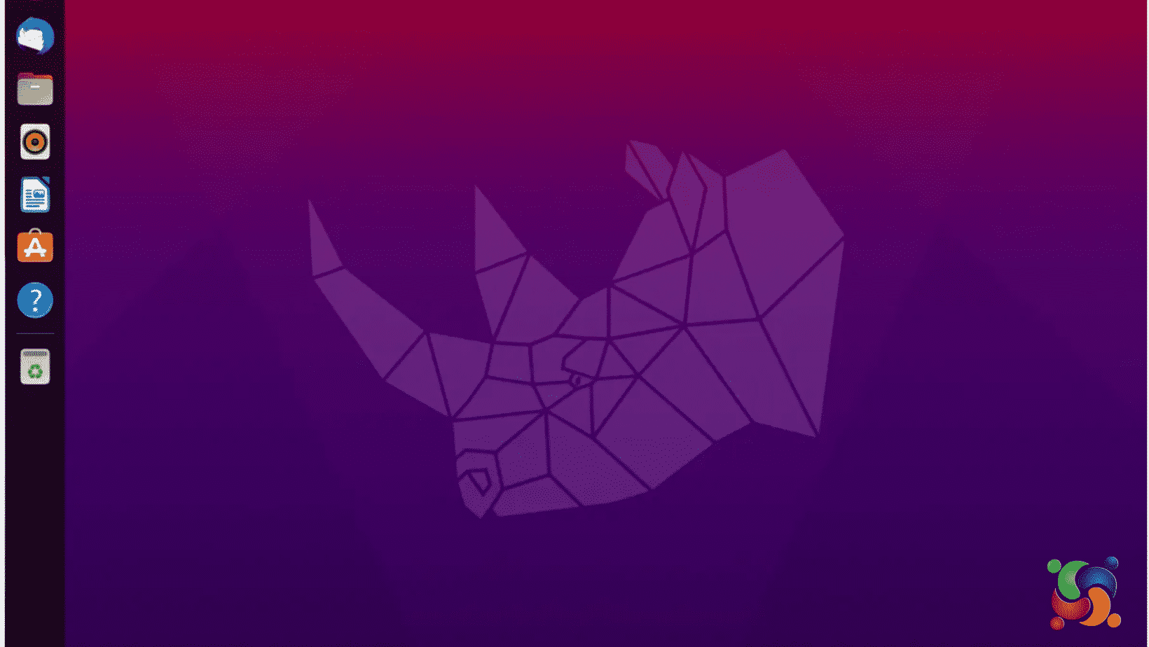 Rolling Rhino é uma versão de lançamento contínua no Ubuntu Desktop