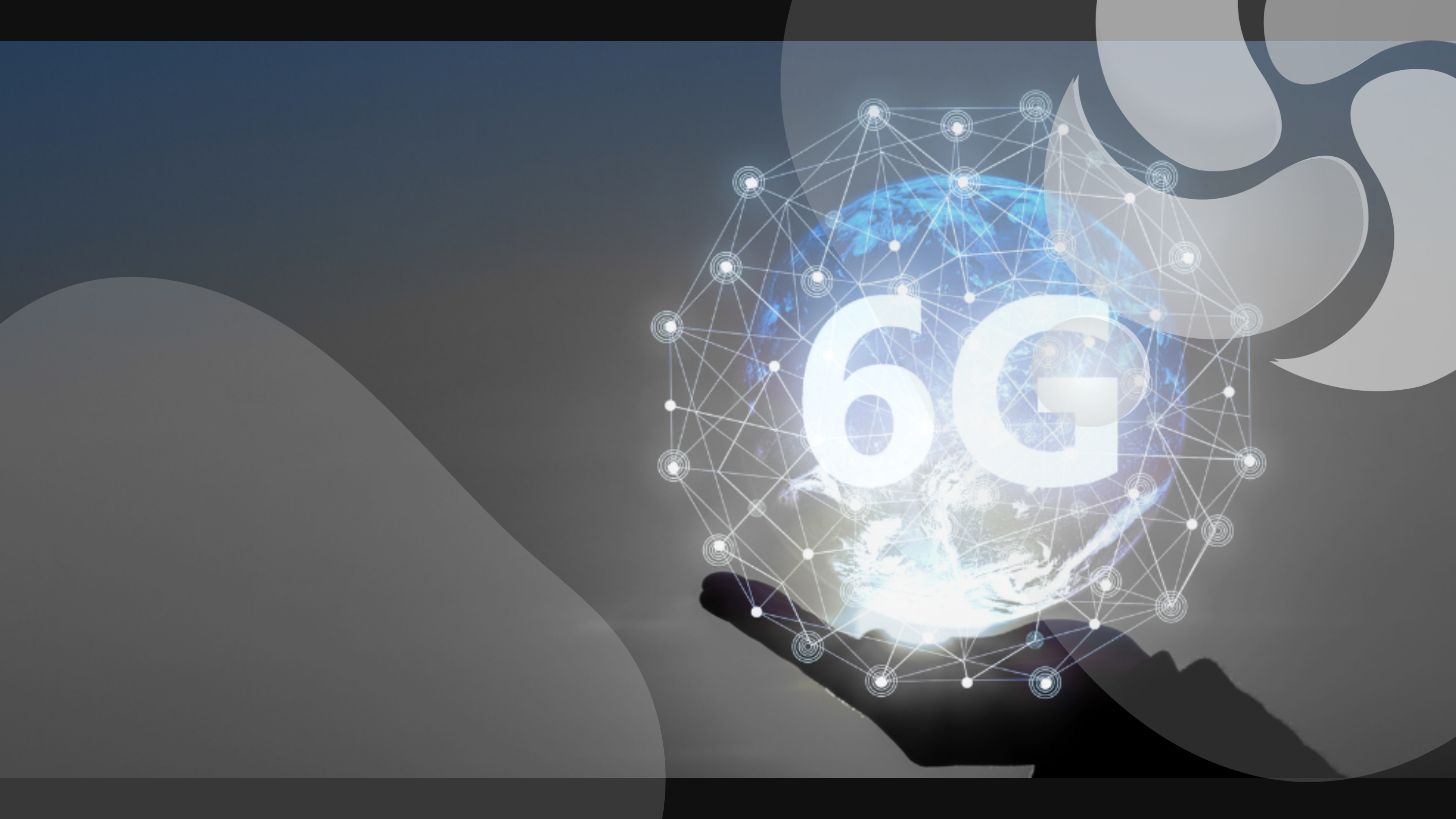 Imagem com o símbolo do 6G