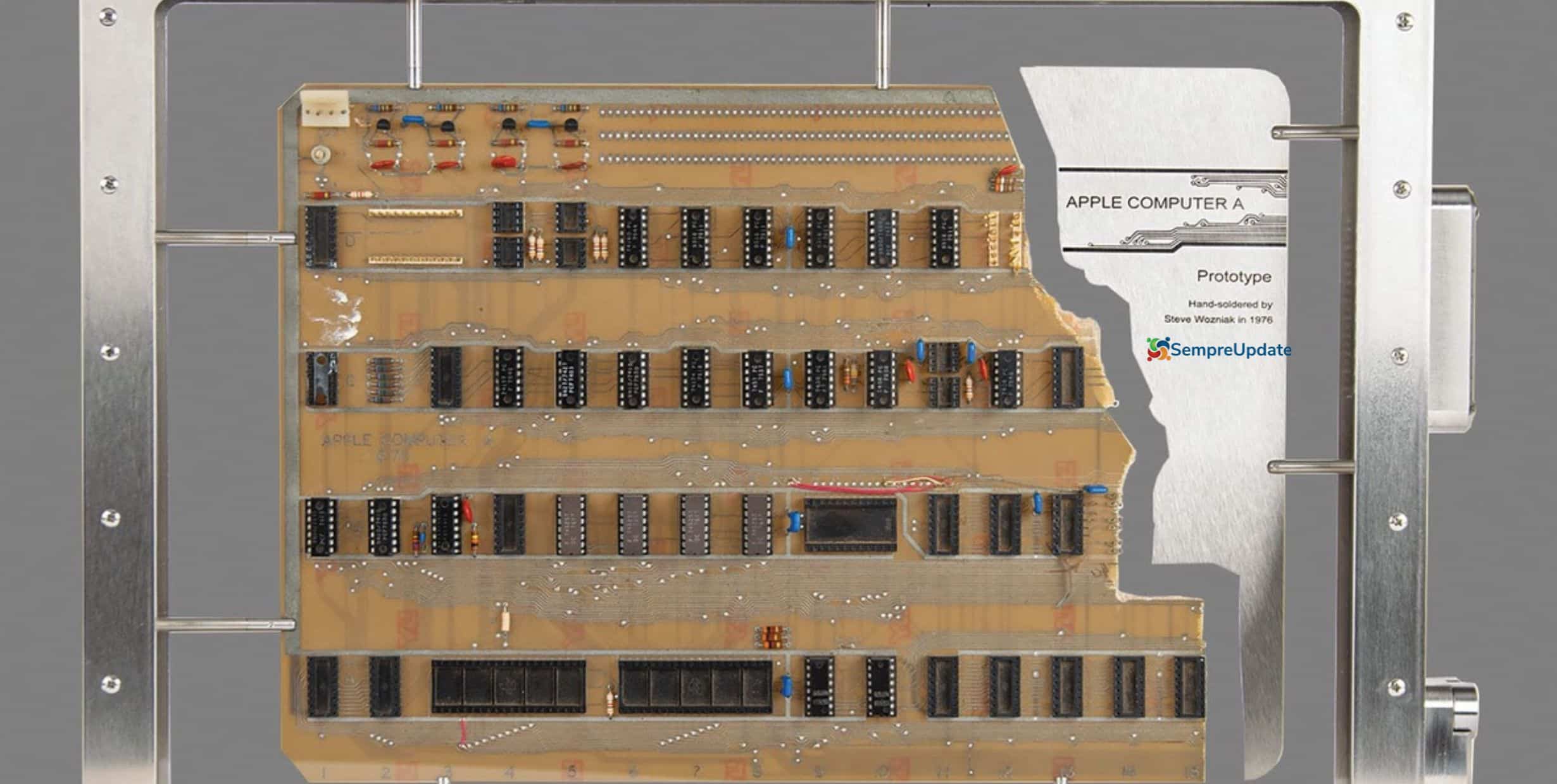 Protótipo do computador Apple-1 de Steve Jobs é leiloado por US$ 677.196