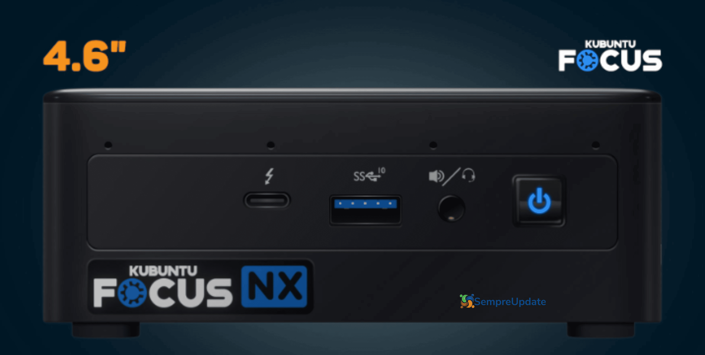 Kubuntu Focus NX Mini Linux PC com CPUs Intel de 11ª geração e até 64 GB de RAM