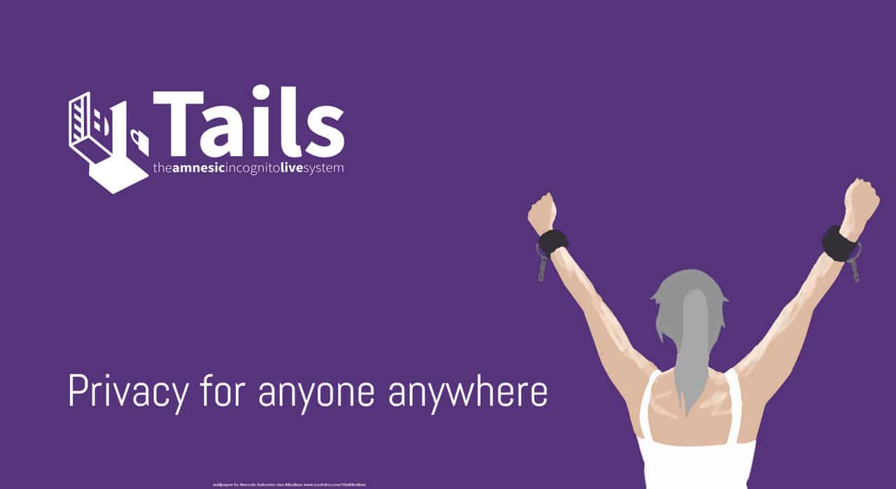 Tails 5.8 habilita o Wayland por padrão e adiciona novo armazenamento persistente