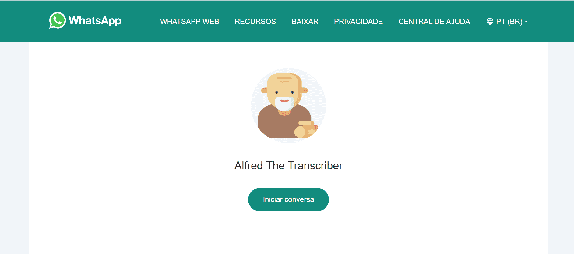 Bot transforma áudio em texto no WhatsApp