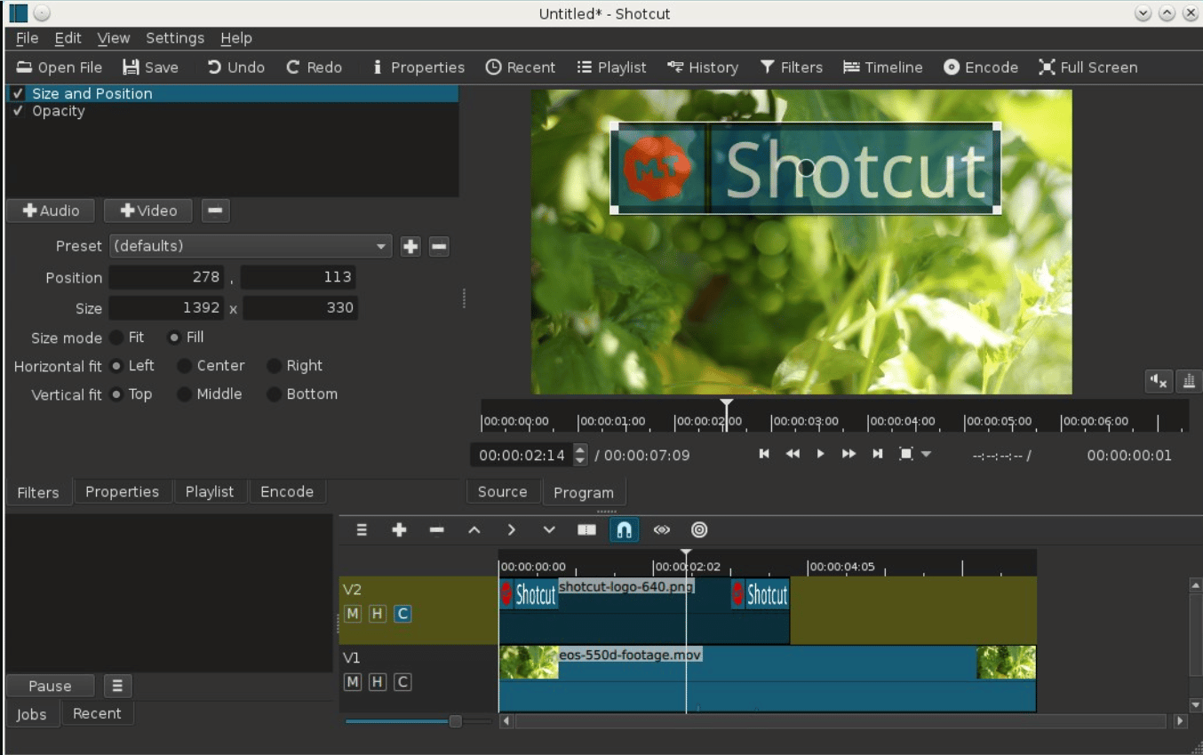 Editor de vídeo Shotcut 22.09 tem suporte para animações WebP e novos filtros de vídeo