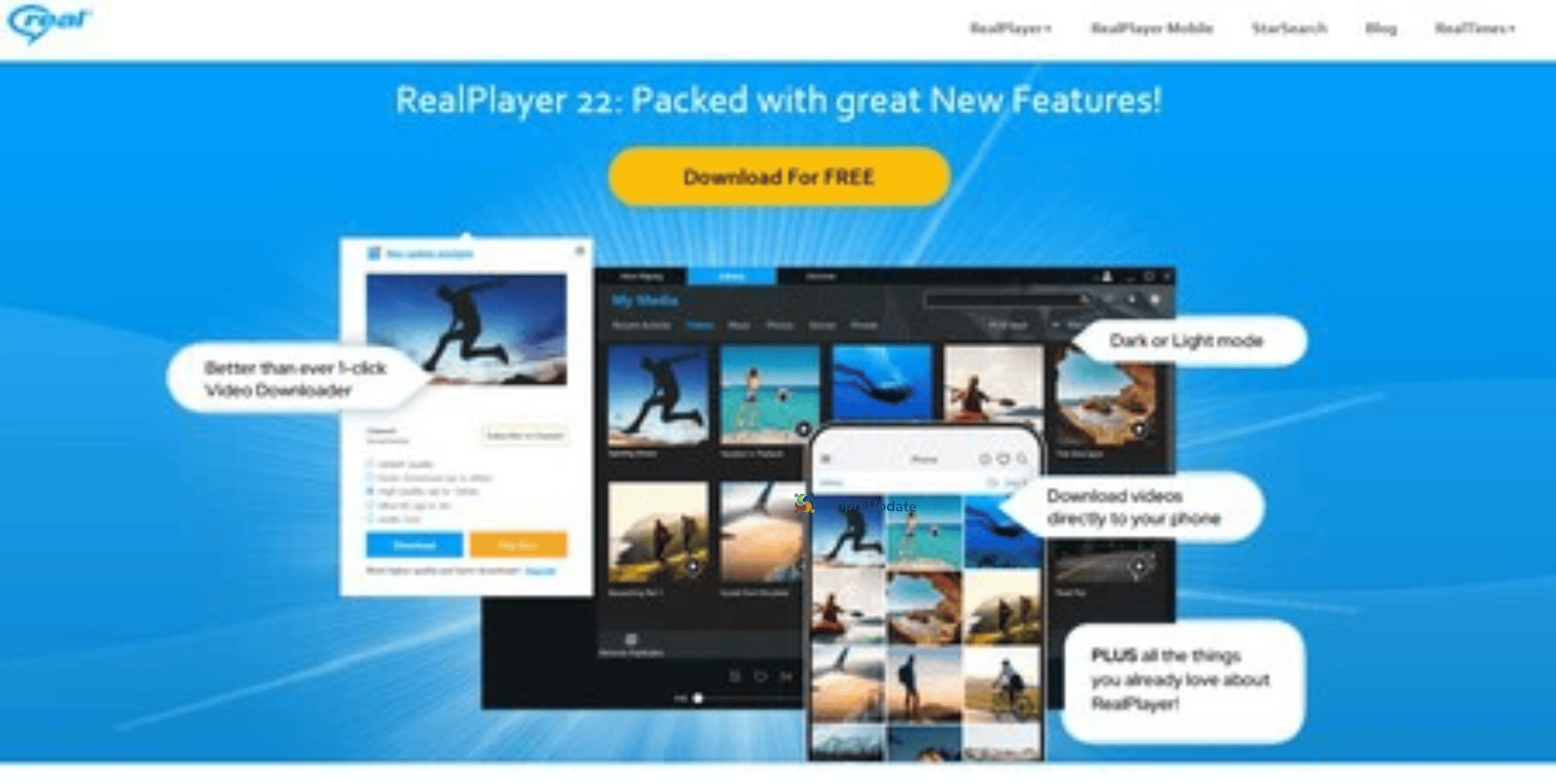 O que aconteceu com o tocador de mídia Real Player?