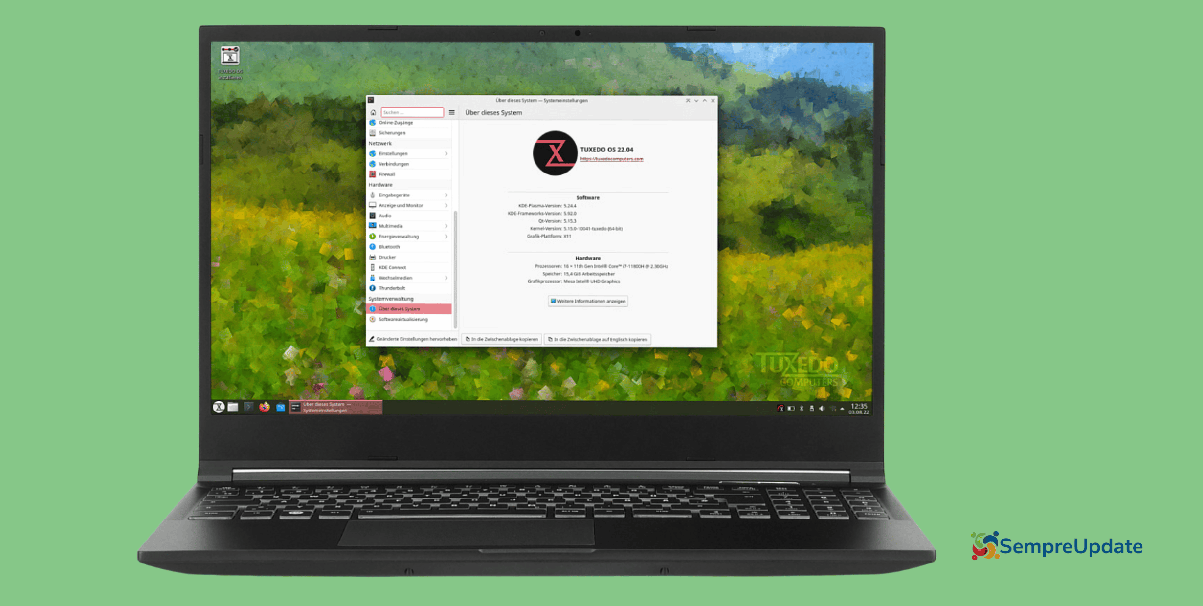 TUXEDO Computers lança ISO live de sua distribuição Linux TUXEDO OS