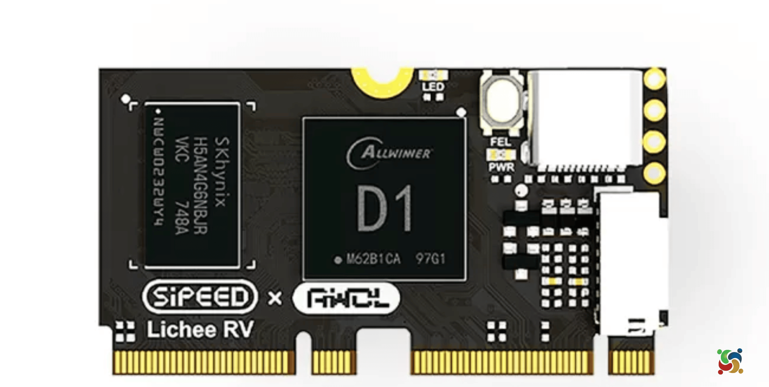 Ubuntu 22.10 roda no computador de placa única LicheeRV D1 RISC-V Linux da Sipeed