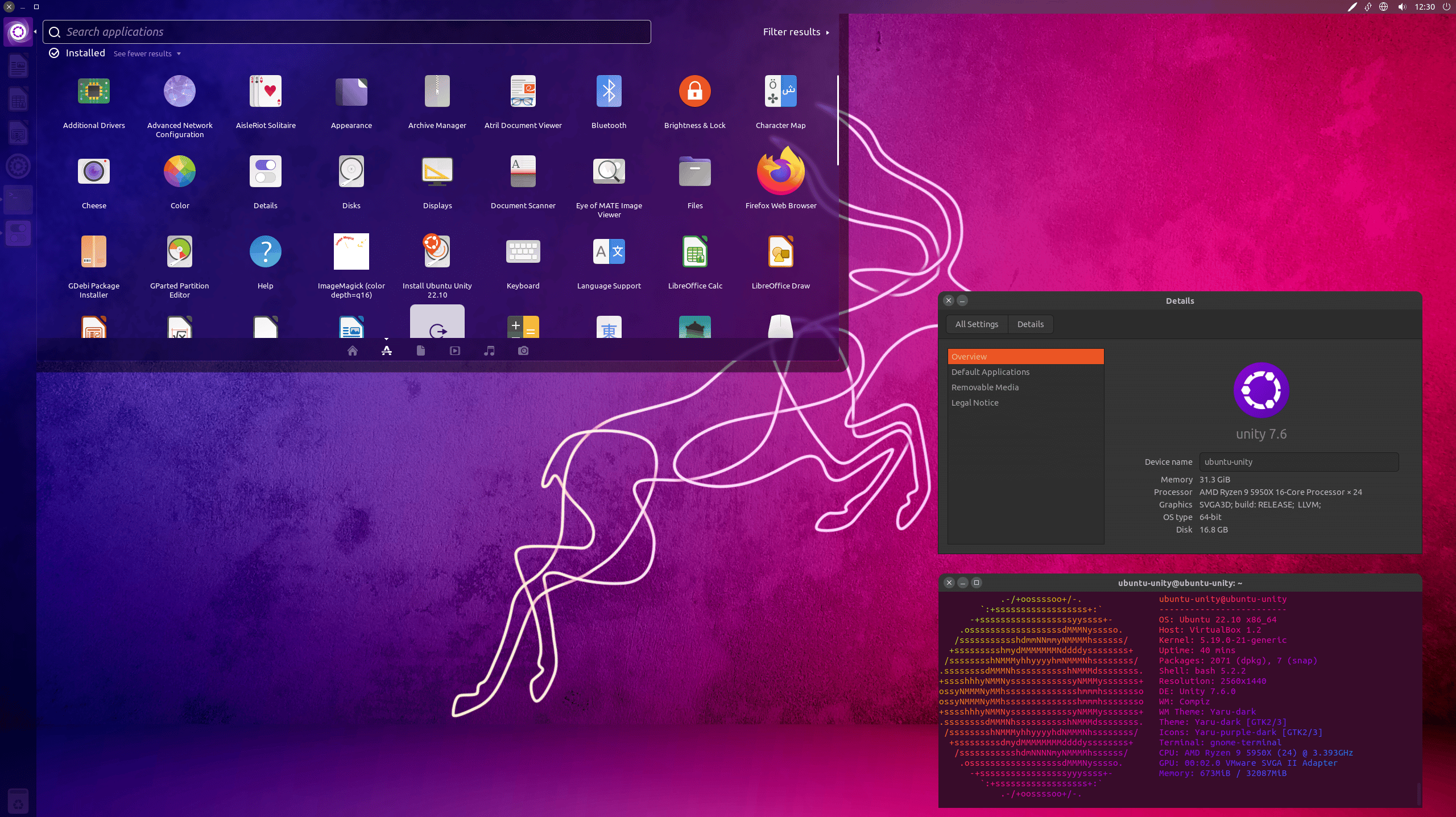 ubuntu unity 22.10