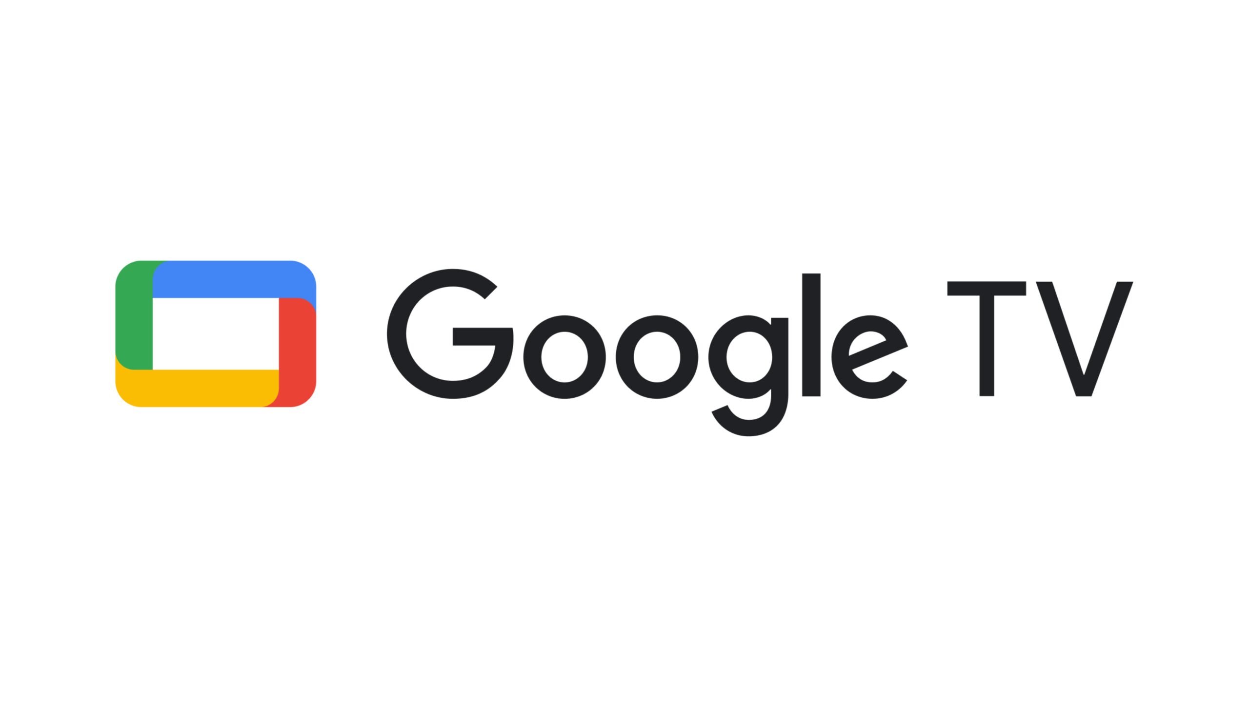 Imagem com a logomarca do Google TV