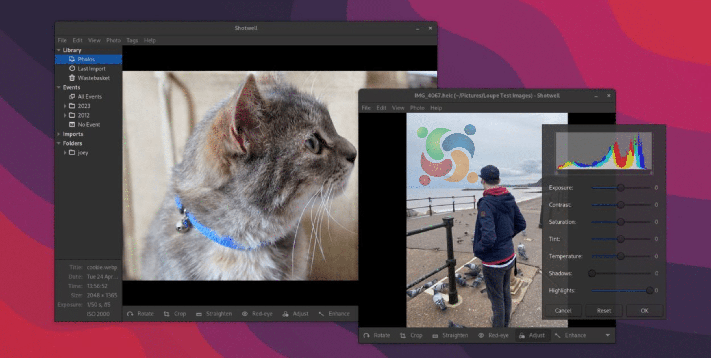 Shotwell 0.32.0 Image Viewer adiciona suporte para imagens JPEG-XL, AVIF e WebP 1 Shotwell 0.32.0 Image Viewer adiciona suporte para imagens JPEG-XL, AVIF e WebP