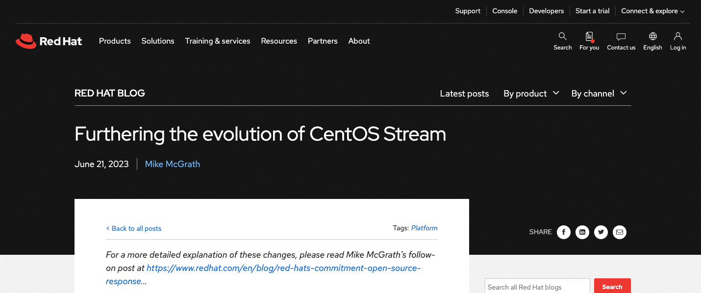 Furthering the evolution of CentOS Stream