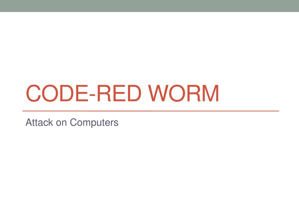 code red worm