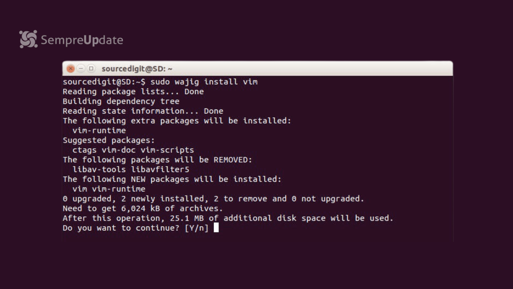 o que e o wajig para debian e ubuntu