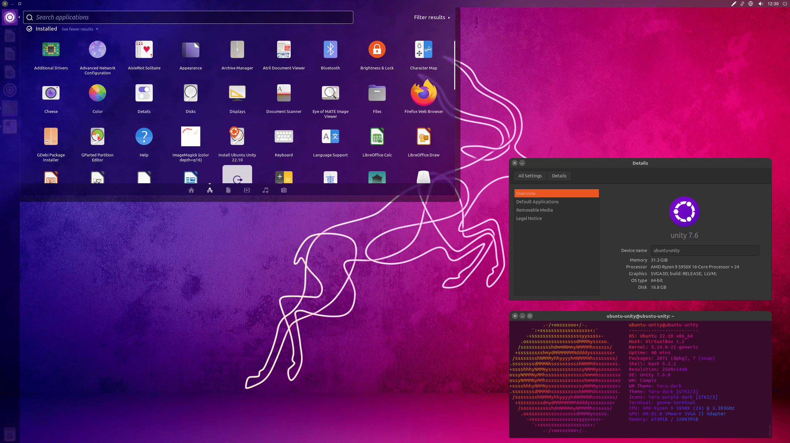 ubuntu unity 22.10