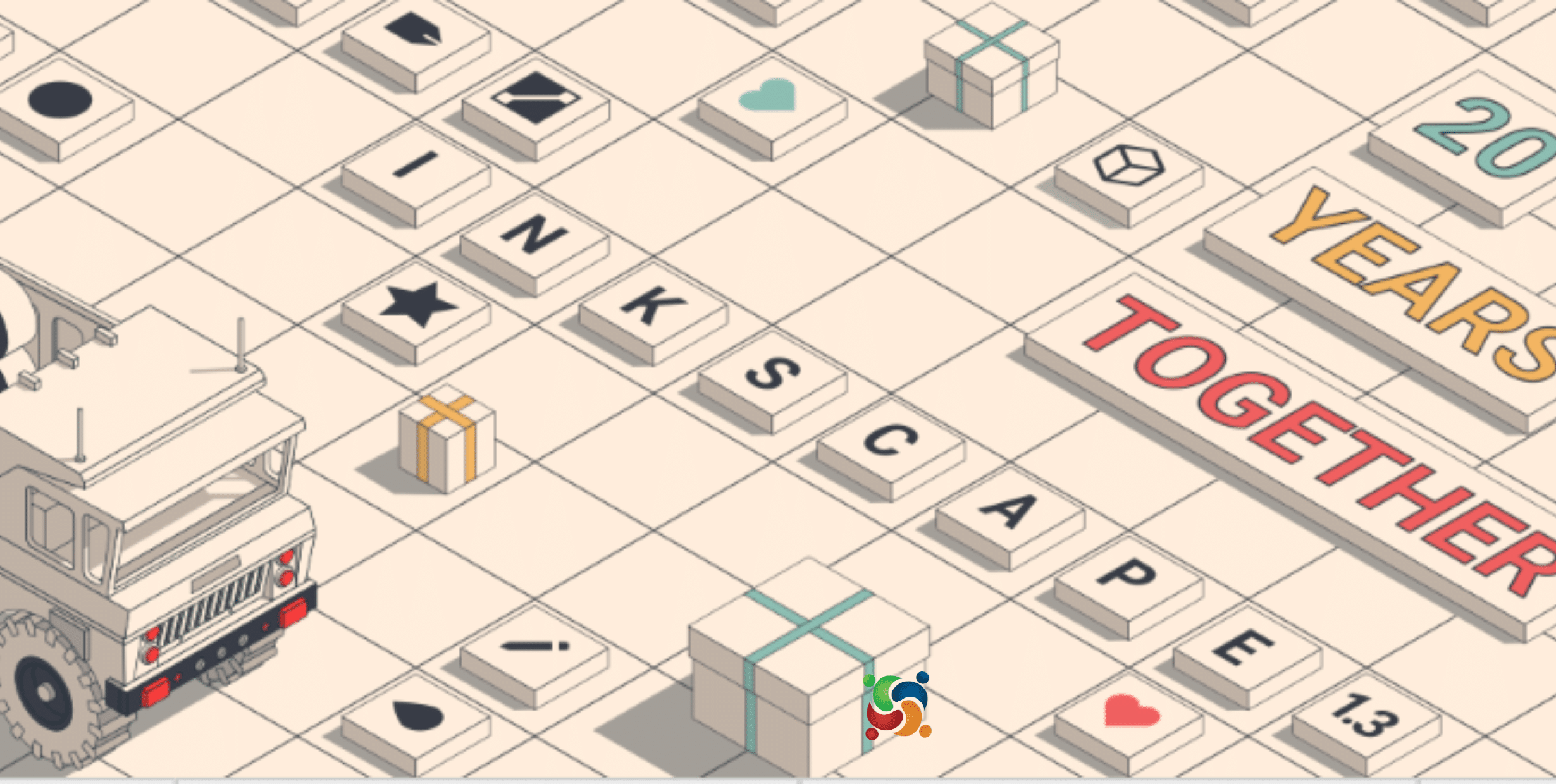 Editor SVG de código aberto Inkscape 1.3 saiu com a nova ferramenta Shape Builder