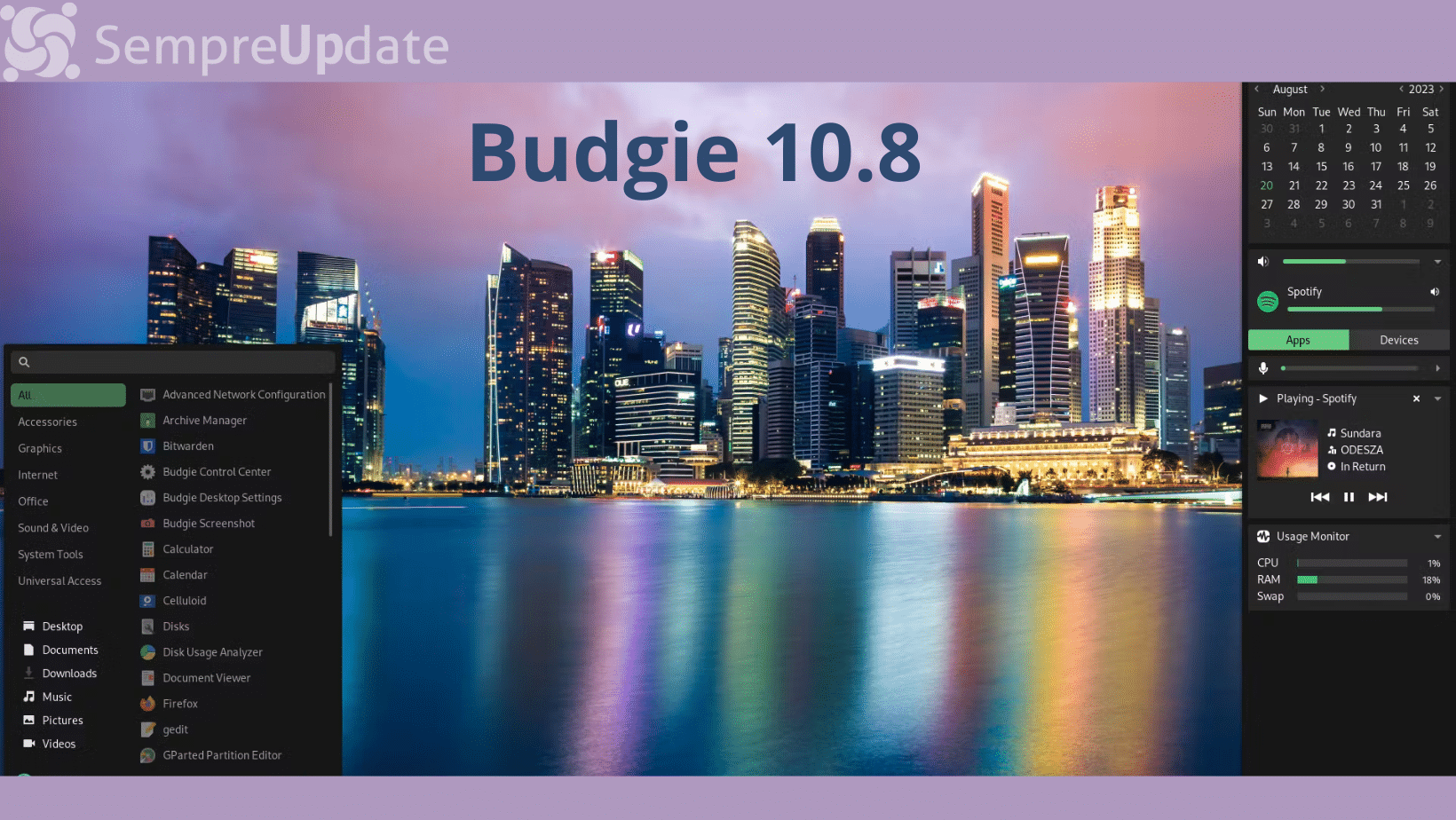 Lançado Budgie-10.8