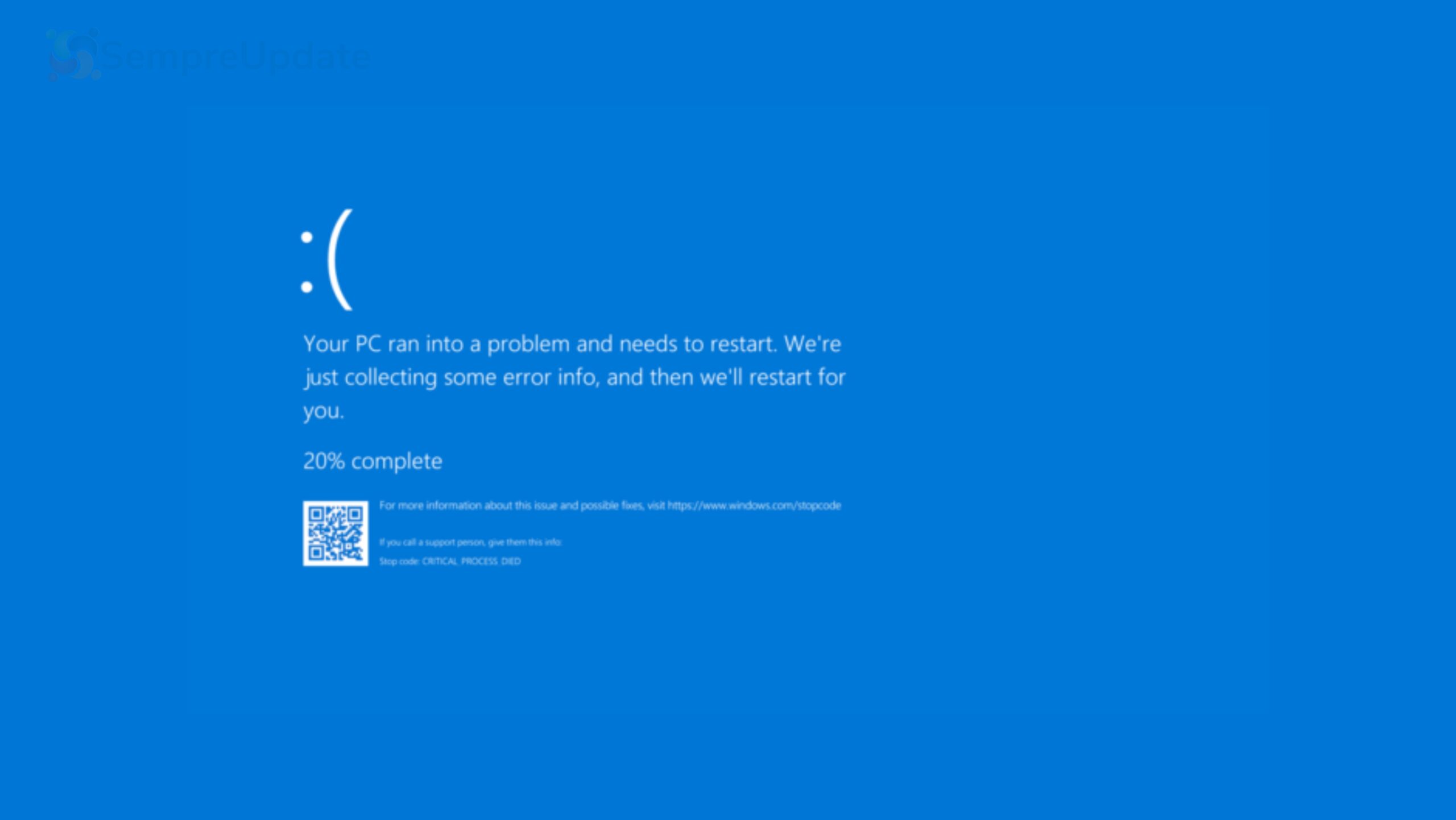 O “Tela azul da morte” do Windows Chega ao Linux
