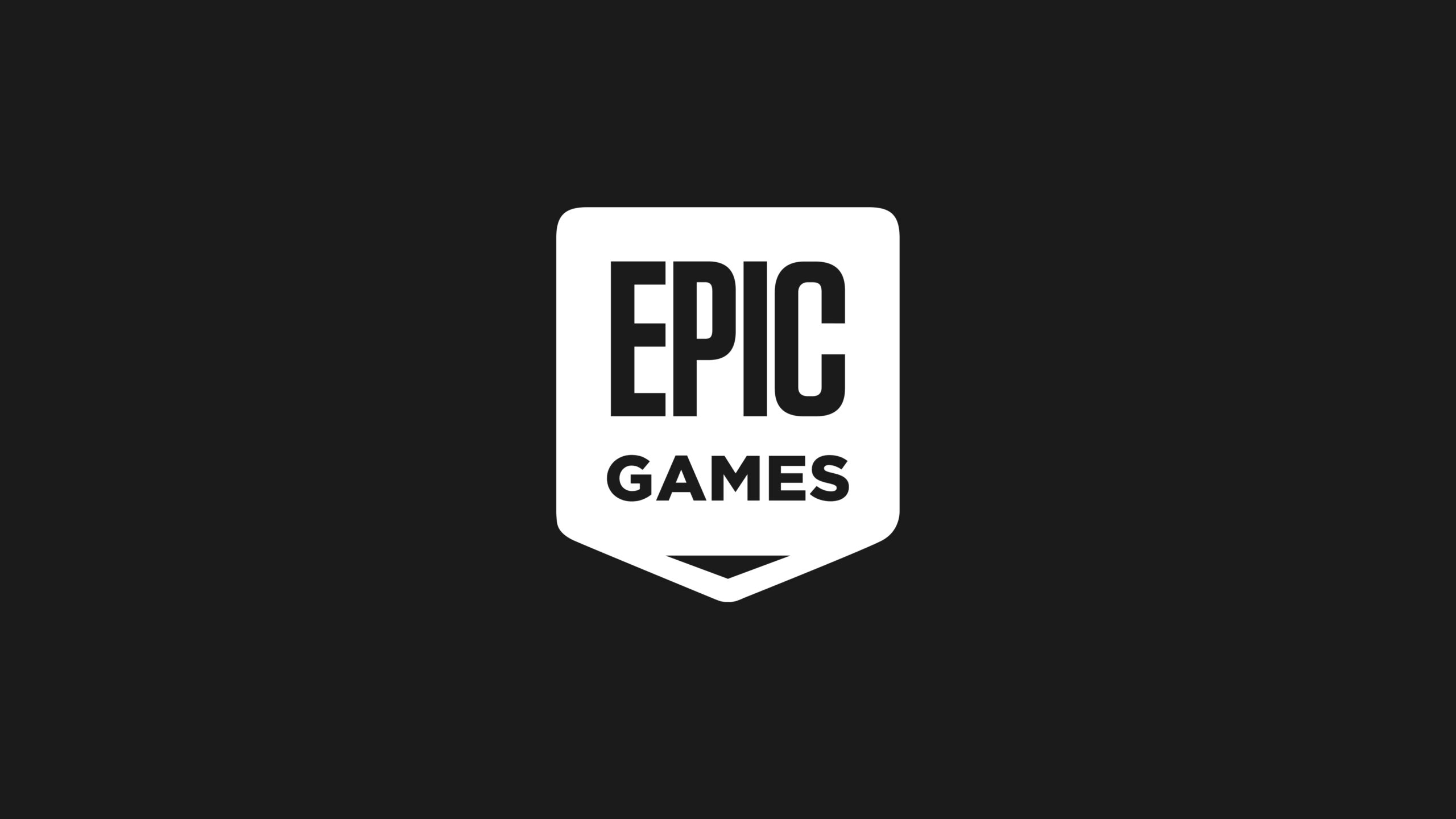 Imagem com a logomarca da Epic Games