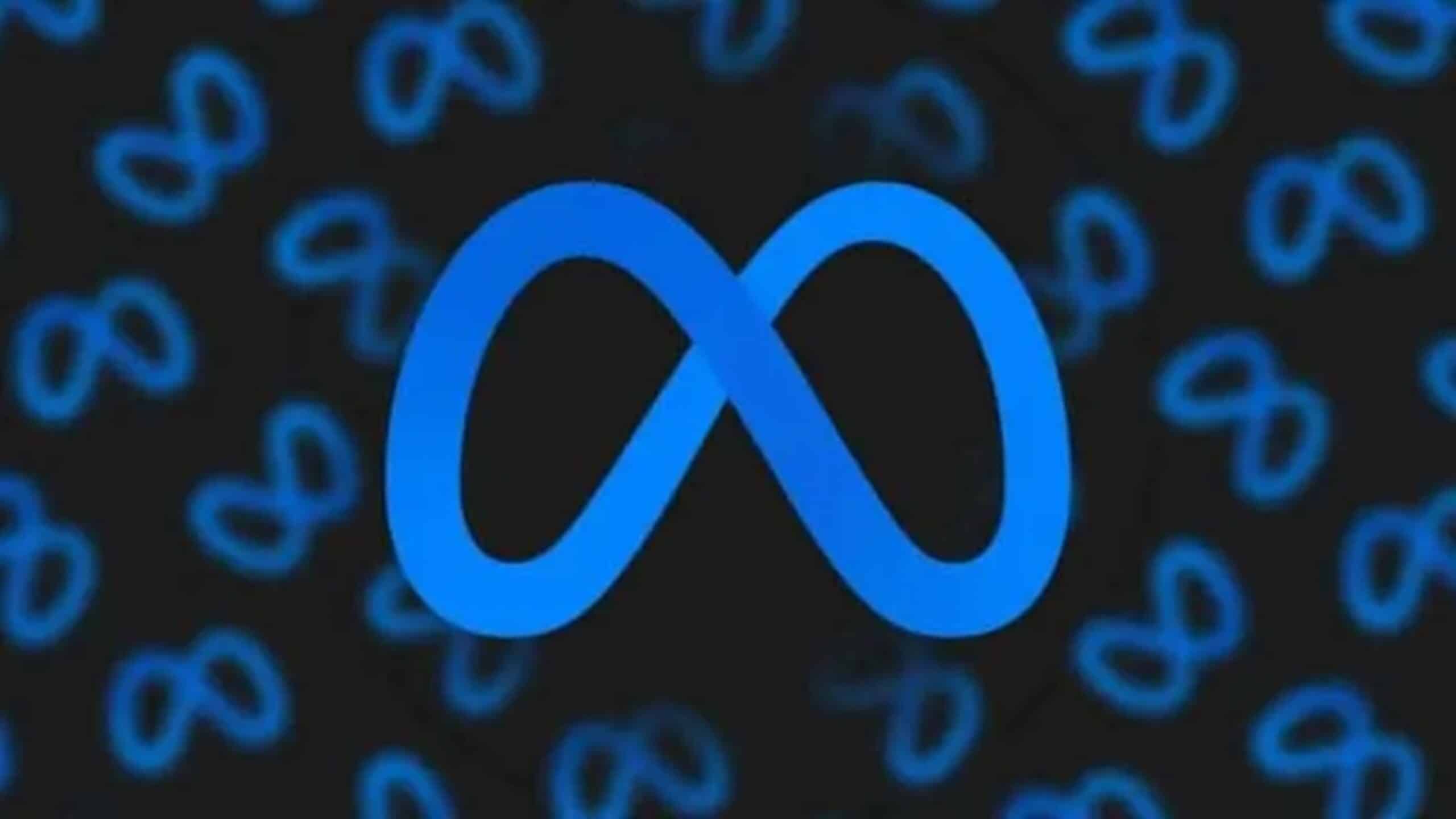 Imagem da logomarca da Meta