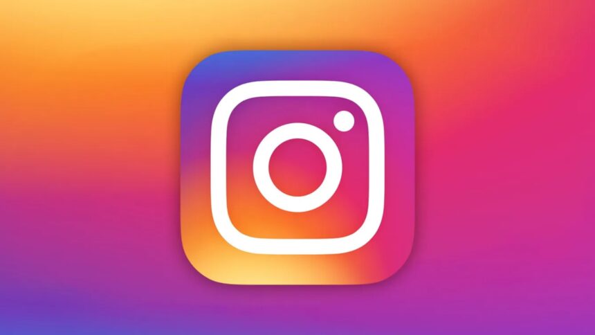 Imagem com a logomarca do Instagram
