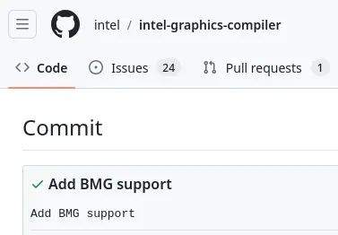 Intel Graphics Compiler