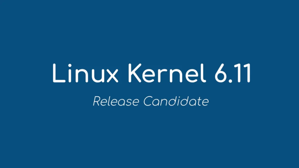 Imagem com o nome do Linux Kernel 6.11