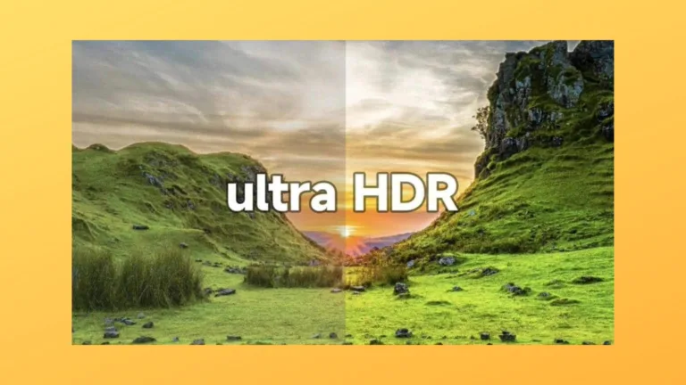 Imagem com Ultra HDR