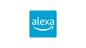 Imagem com a logomarca da Alexa