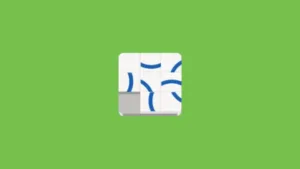 Imagem com a logomarca do Gnome Taquin com fundo verde