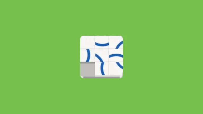 Imagem com a logomarca do Gnome Taquin com fundo verde