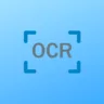 Imagem com o símbolo OCR com fundo azul