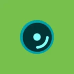 Imagem com a logomarca do HBud com fundo verde