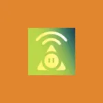 Imagem com a logomarca do Chiaki-ng com fundo laranja